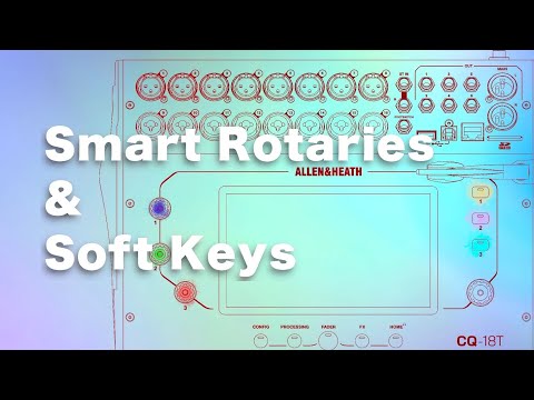 Видео: Цифровой микшер CQ — интеллектуальные поворотные переключатели и программные клавиши