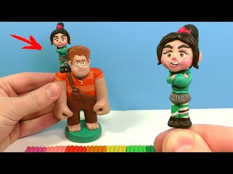 Видео: ЛЕПИМ РАЛЬФА И ВАНИЛОПУ из ПЛАСТИЛИНА | Ральф против Интернета
