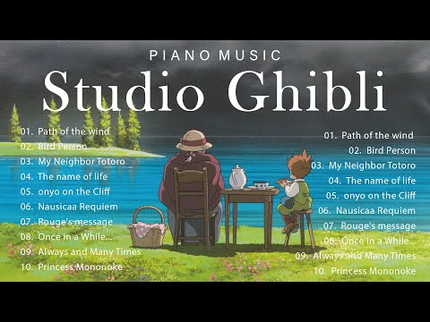 Видео: 【 1 HOUR 】 Ghibli Top Songs Ost 🎞️ Плейлист песен Ghibli 🌷 Piano Focus Music