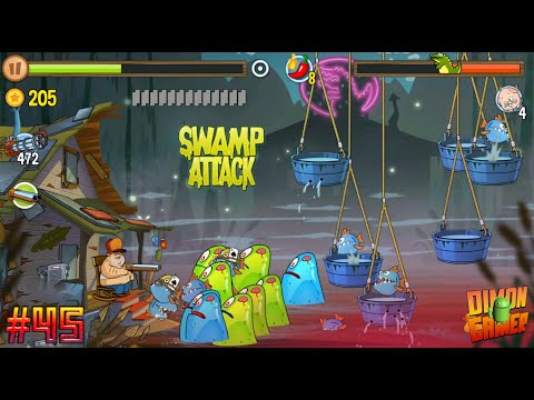 Видео: Прохождение игры Swamp Attack (Android) #45 (Новые Хардкорные Испытания)