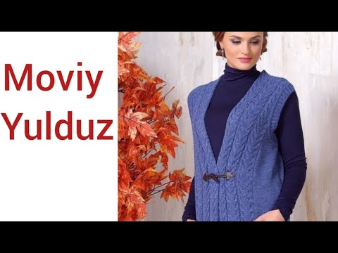 Видео: Аеллар учун жилет(олд кисми,унг тарафи)3 к,исм