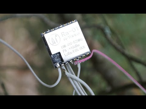 Видео: SX1276 LoRa vs Si4432 FSK, тест дальности