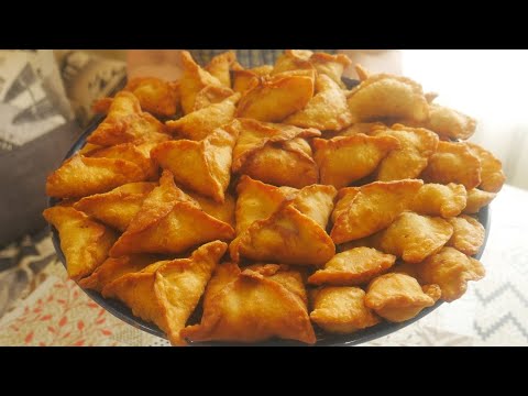 Видео: Чебуреки с рыбой на заварном тесте (сочные и хрустящие)