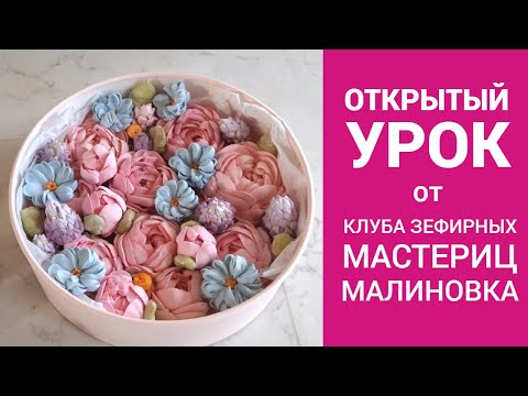 Видео: Открытый урок от Клуба зефирных мастериц Малиновка