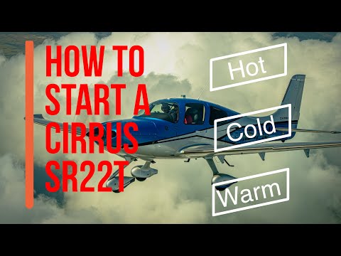 Видео: Как сделать горячий старт на Cirrus SR22T как профессионал