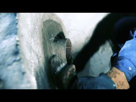 Видео: Гидроизоляция вводов коммуникаций материалами Пенетрон - инструкция