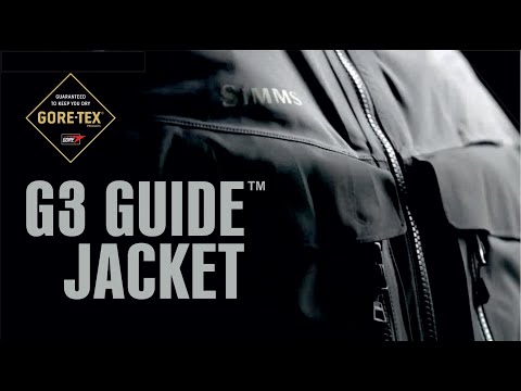 Видео: Simms G3 Guide Jacket | Забродная куртка на Gore-Tex