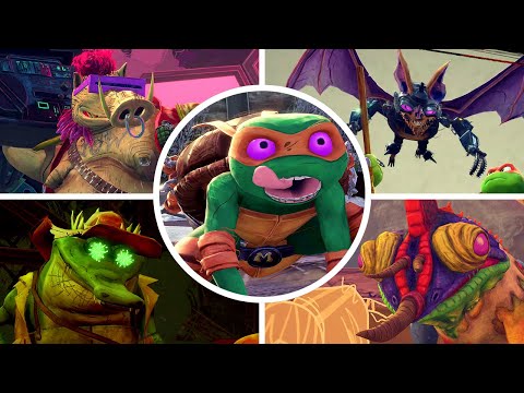 Видео: Teenage Mutant Ninja Turtles: Mutants Unleashed — все боссы и концовка