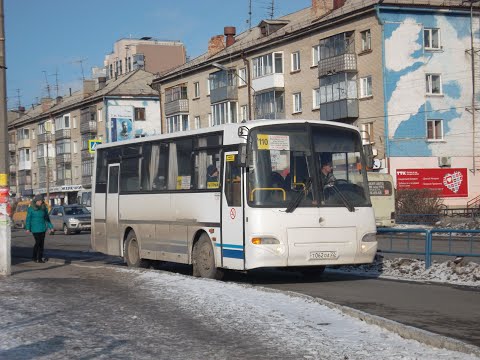 Видео: Автобус ПАЗ-4230-01 "Аврора" (КАвЗ)(Т 062 ОА 22). Покатушки по Новоалтайску.