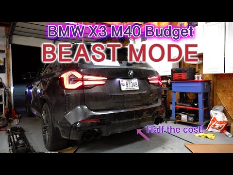 Видео: Выхлопная система CSZ Alibaba стоимостью менее 1000 долларов США для BMW X3 M40i… (ПОЛОВИНА от ре...