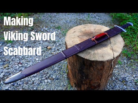 Видео: Изготовление ножен для меча викингов