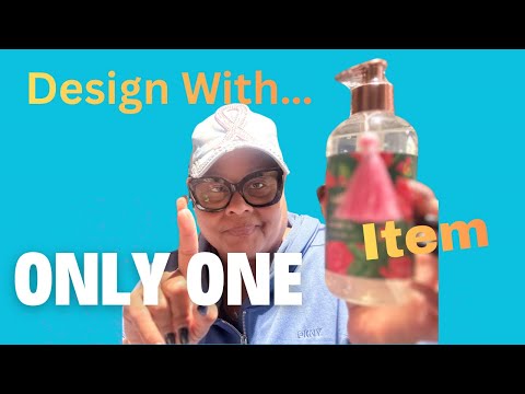 Видео: Милый дизайн с использованием всего одного предмета!