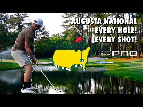 Видео: Играем в Masters на GSPRO | Домашний симулятор гольфа