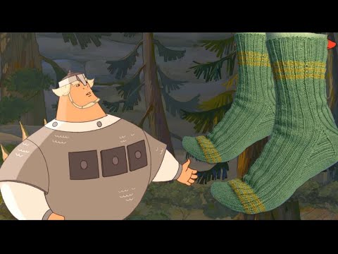 Видео: Носки с круглой пяткой. Спицами. Очень простые. #(2024.)