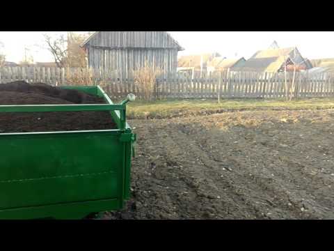 Видео: Самодельный Прицеп самосвал для минитрактора мтз 082 белорусь .