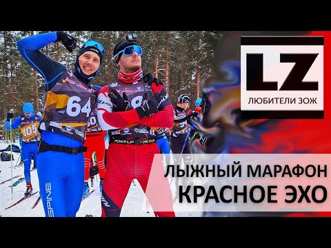 Видео: Лыжный марафон "Красное ЭХО"