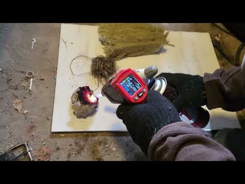 Видео: Минеральная Вата, Асбест, Магнезит, тест сравнение на пожаробезопасность.