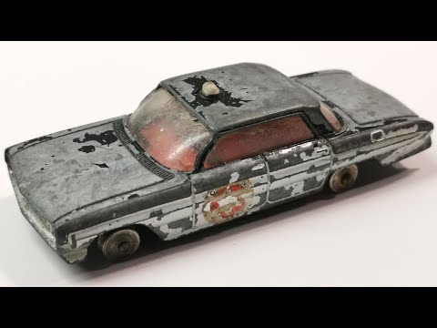 Видео: Реставрация корги Oldsmobile Sheriff Car №237. Литая модель игрушки.
