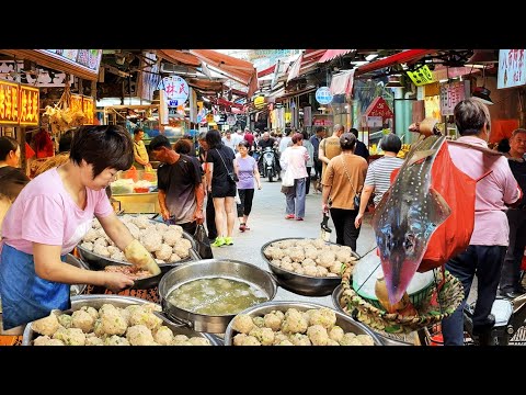 Видео: Откройте для себя столетний утренний рынок Китая в Сямыне: Тушеные деликатесы и остров Гуланъюй