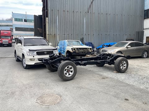 Видео: Пескоструй рамы и кузова Nissan Safari Y61. Финал!