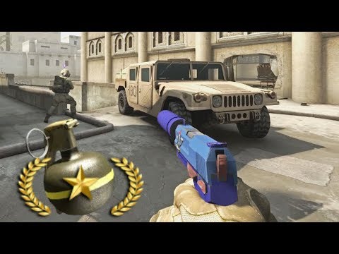 Видео: Тази граната ми вдигна ранк-а! - CS GO Wingman #8
