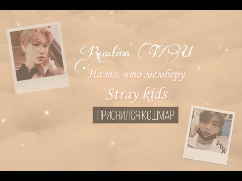 Видео: |•Реакция Т/и на то, что мемберу stray kids приснился кошмар•| {Макнэ-лайн)