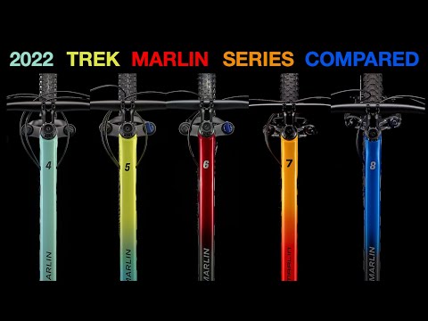 Видео: Сравнение модельного ряда Trek Marlin 2022 года! В чем разница между всеми 5 велосипедами?
