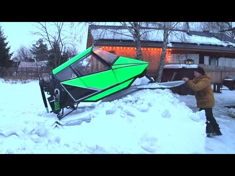 Видео: Аэросани / новый эксперимент