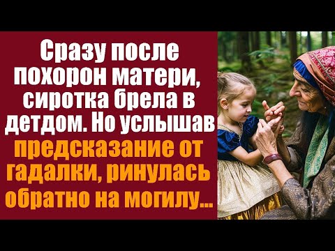 Видео: Сразу после похорон матери, сиротка брела в детдом. Но услышав предсказание от гадалки, ринулась...