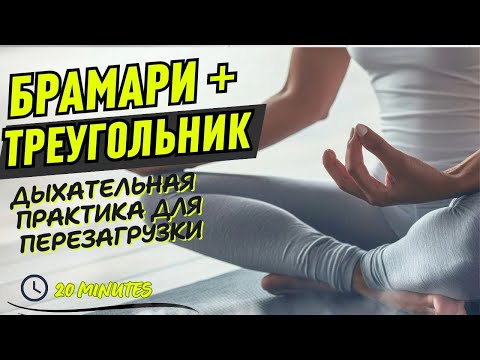 Видео: БРАМАРИ +ДЫХАНИЕ ПО ТРЕУГОЛЬНИКУ /  ДЫХАТЕЛЬНАЯ ПРАКТИКА ДЛЯ ПЕРЕЗАГРУЗКИ