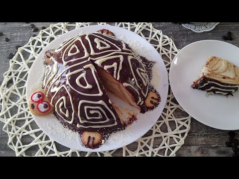 Видео: Торт ЧЕРЕПАХА | Вкусный простой  рецепт | Turtle Cake | La Marin