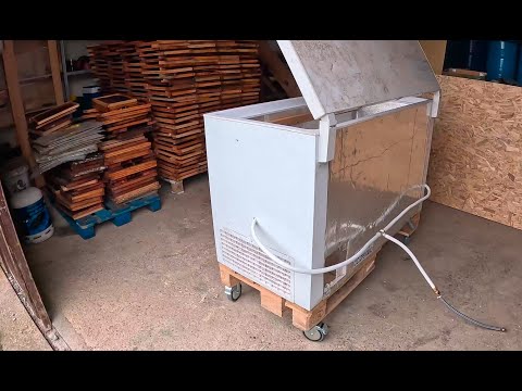 Видео: воскотопка для рамок