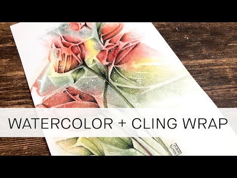 Видео: как добавить текстуру с помощью полиэтиленовой пленки