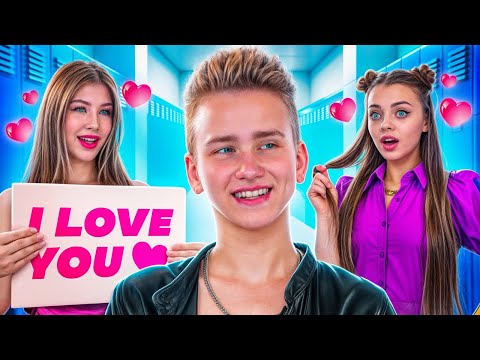 Видео: Две Девушки Сражаются за Школьного Краша! Хорошая vs Плохая Девушка!