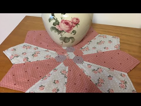 Видео: МК - Салфетка дрезденская тарелка/Dresden plate tutorial/МК для начинающих/Лоскутное шитье