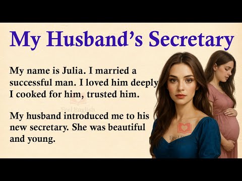 Видео: Беременная секретарша моего мужа ✅ Эмоциональная история на английском (уровень A1 | A2) ✅