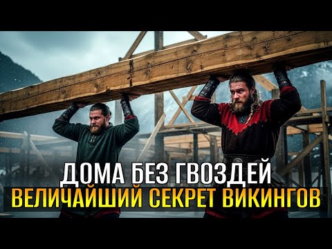Видео: Как ВИКИНГИ строили дома БЕЗ гвоздей, которые стояли 300 лет!