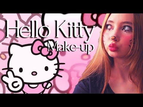 Видео: 💖 Hello Kitty Makeup Tutorial ✨ Быстрый и милый образ! 🐱💄