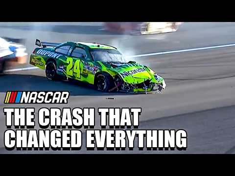 Видео: Самые захватывающие и опасные аварии NASCAR