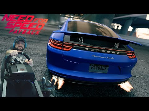 Видео: Это называется погоня? Игра в футбол с копами на Porsche Panamera Turbo 2017 Need for Speed Payback