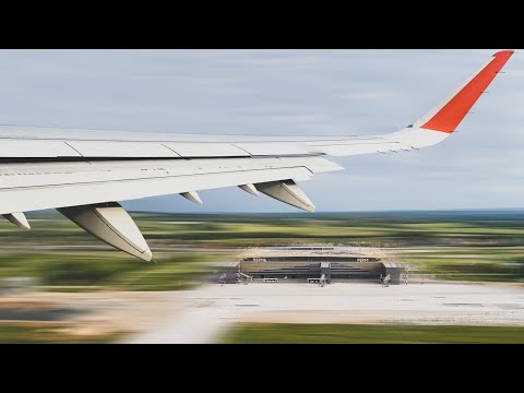 Видео: Стремительный взлет | Пермь, Большое Савино | Аэрофлот А321 Э. Рязанов | SU / AFL 1395