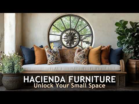 Видео: Маленький дом, роскошный стиль: мебель Hacienda для небольших помещений