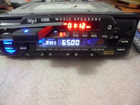 Видео: уставновка mp3 модуля в автомагнитолу /AUX в старую автомагнитолу