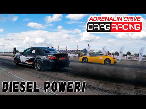 Видео: BMW 535D stage 3 на ГОНКАХ. Заруба с Ferrari и Supra на 1000л.с