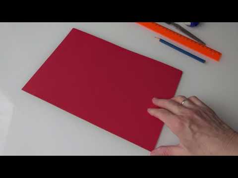 Видео: Призма из картона .В основании трапеция.