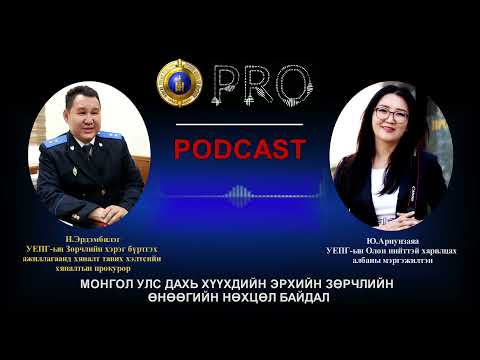 Видео: Про подкаст №65 МОНГОЛ УЛС ДАХЬ ХҮҮХДИЙН ЭРХИЙН ЗӨРЧЛИЙН ӨНӨӨГИЙН НӨХЦӨЛ БАЙДАЛ