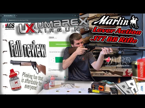 Видео: Пневматическое ружьё Umarex Marlin Lever Action – полный обзор {Доступное удовольствие от рычажно...