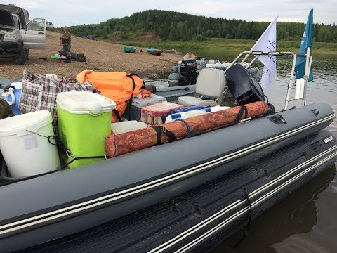 Видео: Лодки Абакан Jet. Водометное путешествие по рекам севера. Часть 2.