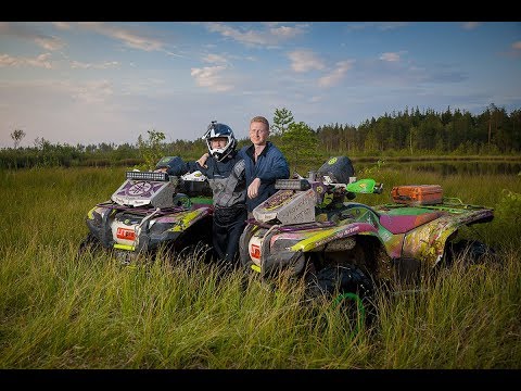Видео: Подготовка квадроцикла Yamaha Grizzly для участия в соревнованиях