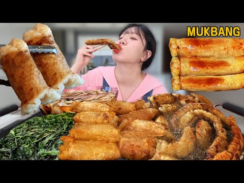 Видео: 3 кг Хрустящие говяжьи толстые кишки MUKBANG l Коровьи кишки daechang шоу еды